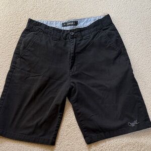 O'Neill Men's Black Flat Front Shorts